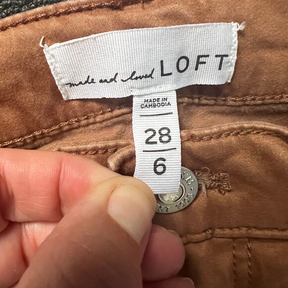 Loft Super Soft Chinos Tan 28/6 - Picture 3 of 6